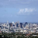 Brisbane Skyline seen from Mount Coot-tha