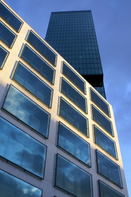 Perspective of nearby Prime Tower