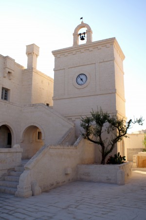 Little church at Borgo Egnazia Resort patio, Puglia, Italy