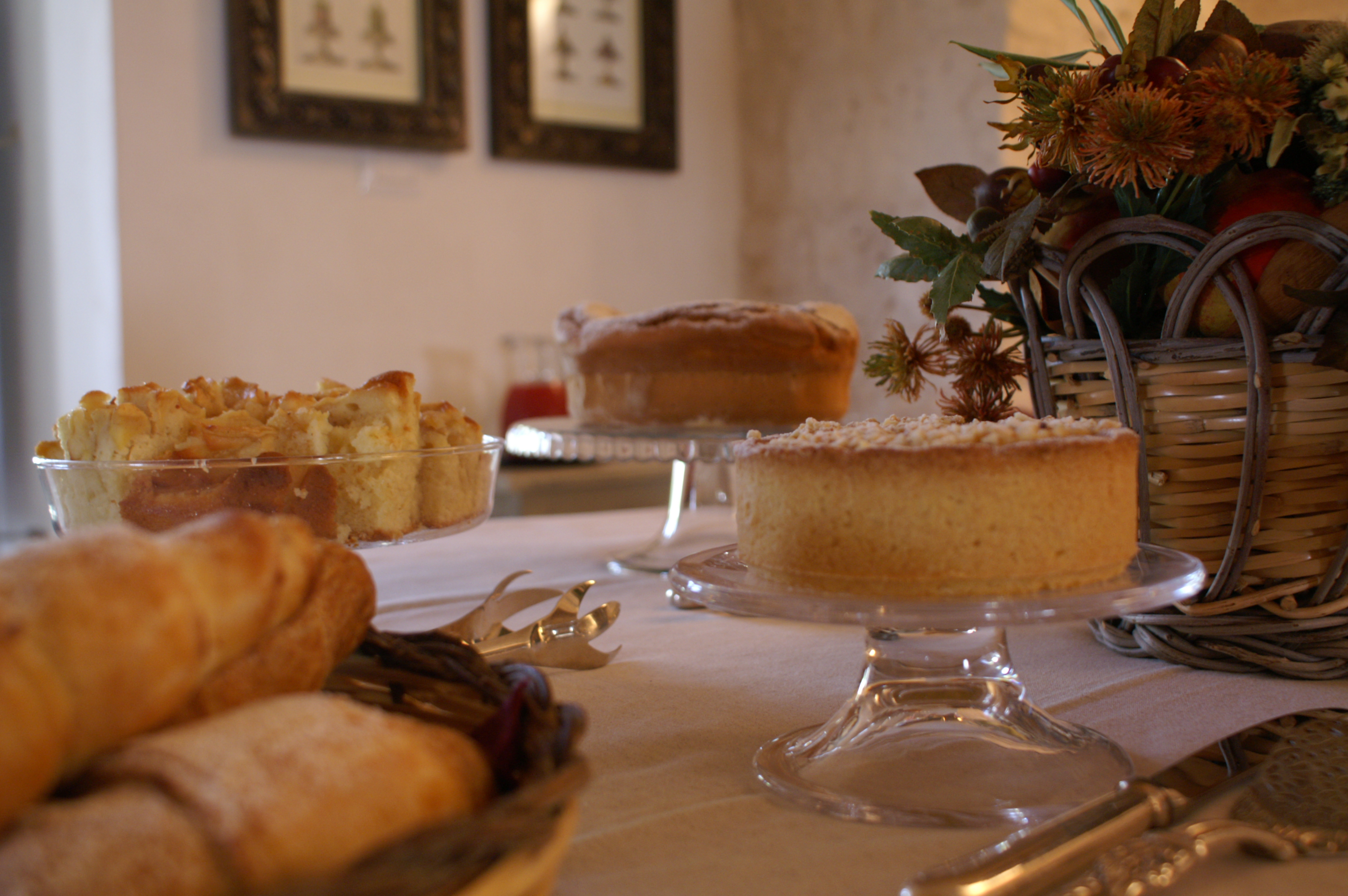 Breakfast buffet at Masseria Fumarola, Puglia