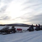 Snow mobile excursion in Lapland