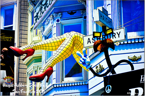 Haight Ashbury district in San Francisco (street photography)