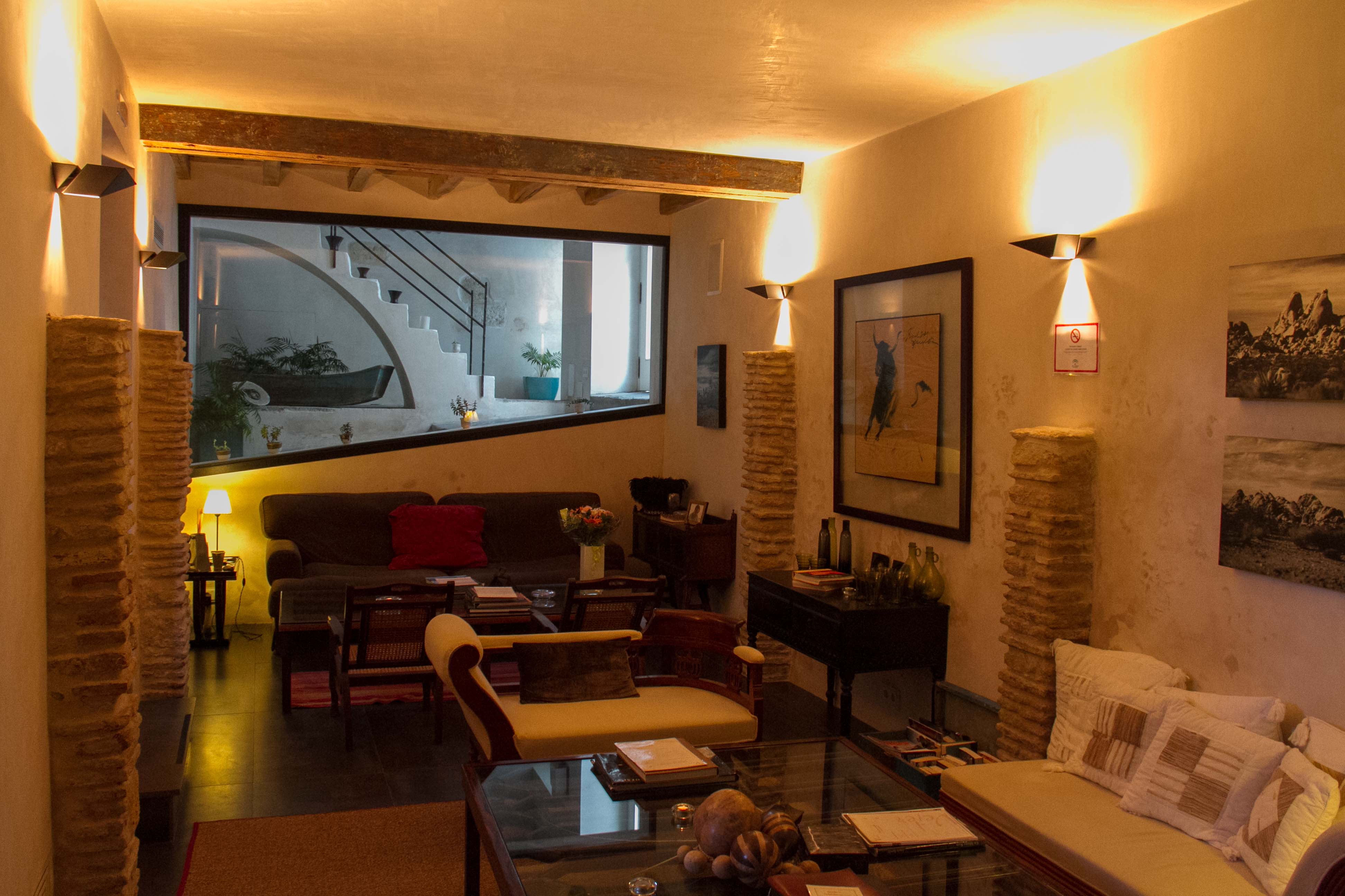 Lounge at Hotel V in Vejer de la Frontera