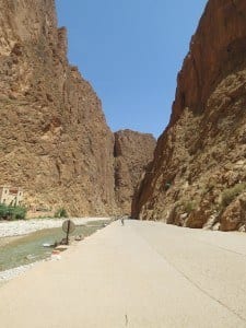 The Todra Gorge is a dramatic gash in the High Atlas Mountains