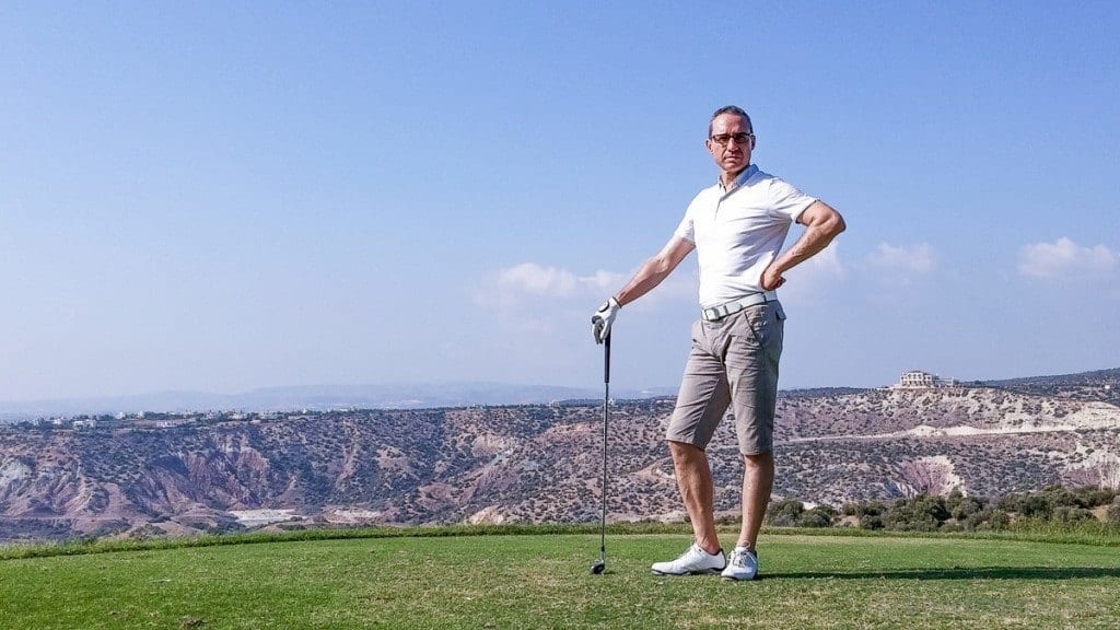 Walter Schaerer in Aphrodite Hills golf course