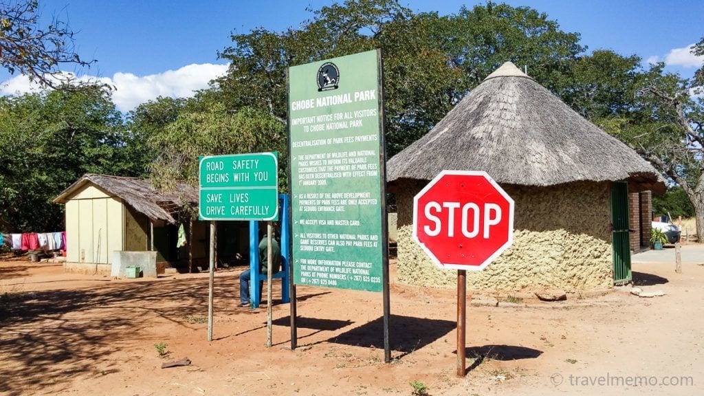 Entry to Chobe National Park