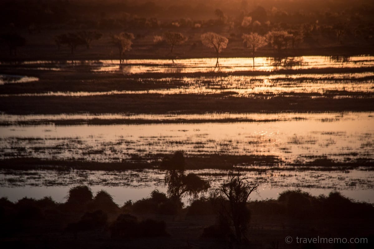 Sunset over Chobe River