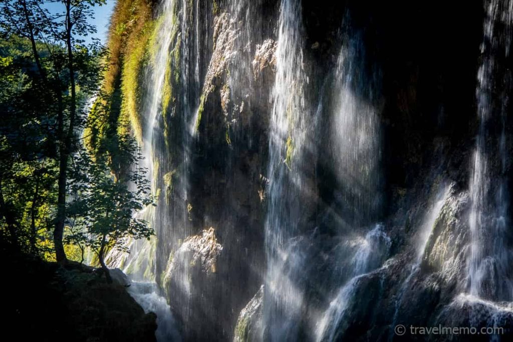 Veliki Slap highest waterfall close-up