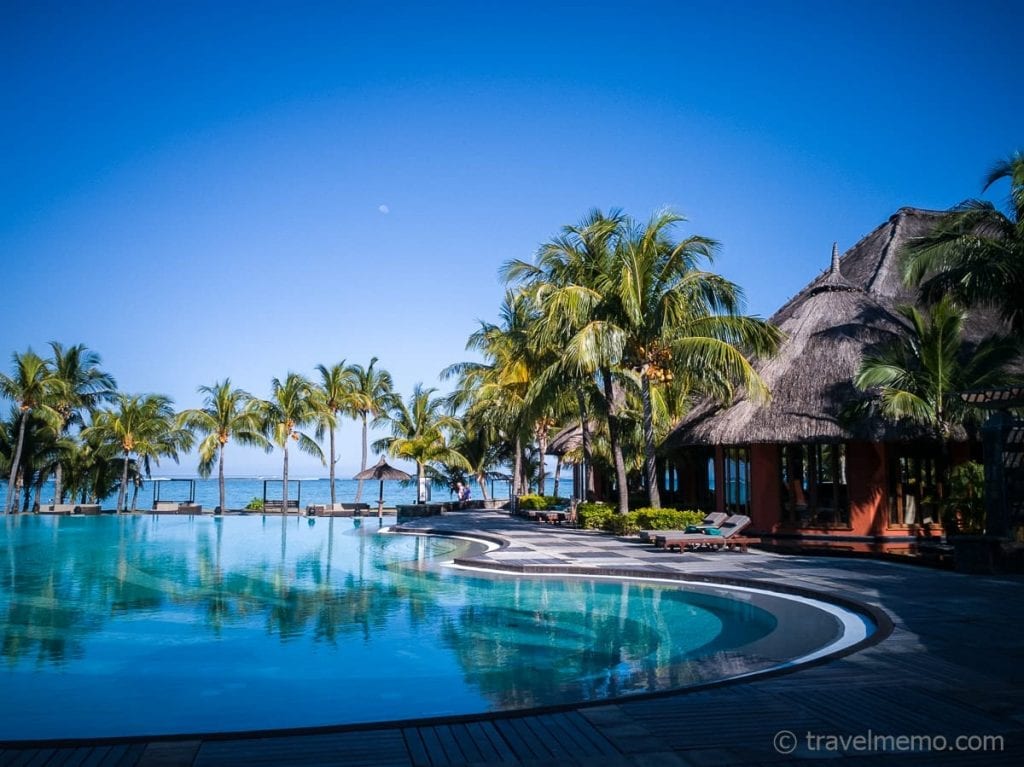 Serene pool at the Beachcomber Dinarobin Hotel