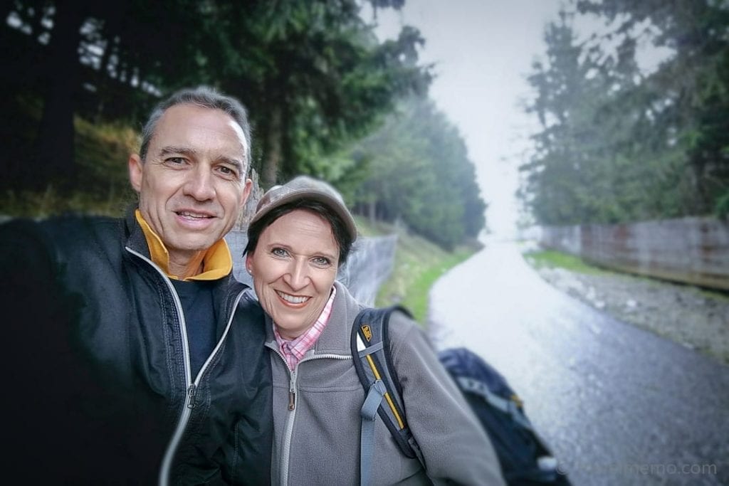 Walter and Katja on Seiser Alp