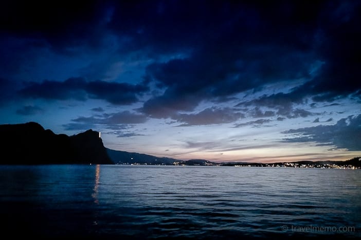 Lake Lucerne and Bürgenstock at the blue hour