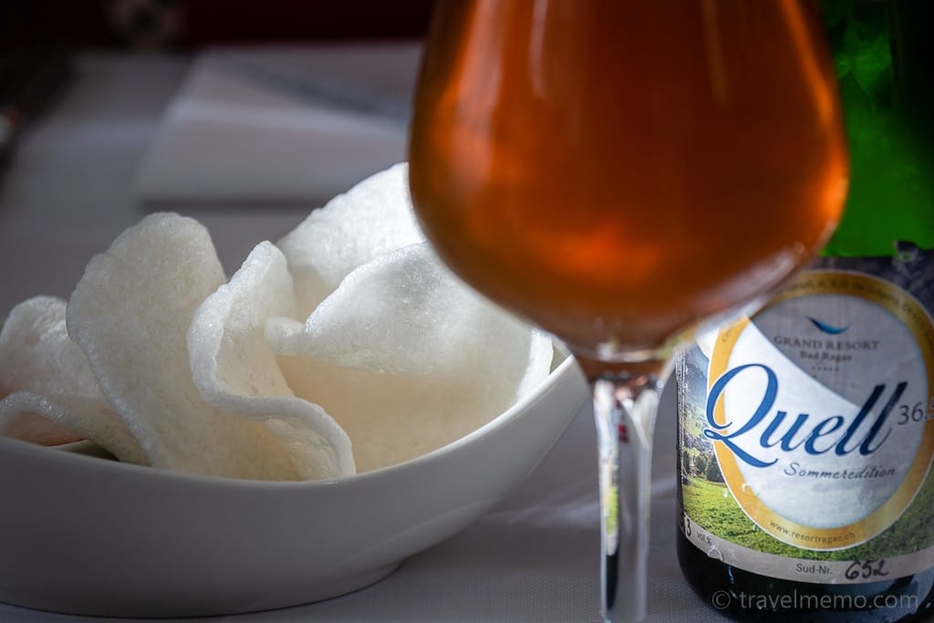 36.5° Quell beer brewed with thermal spring water