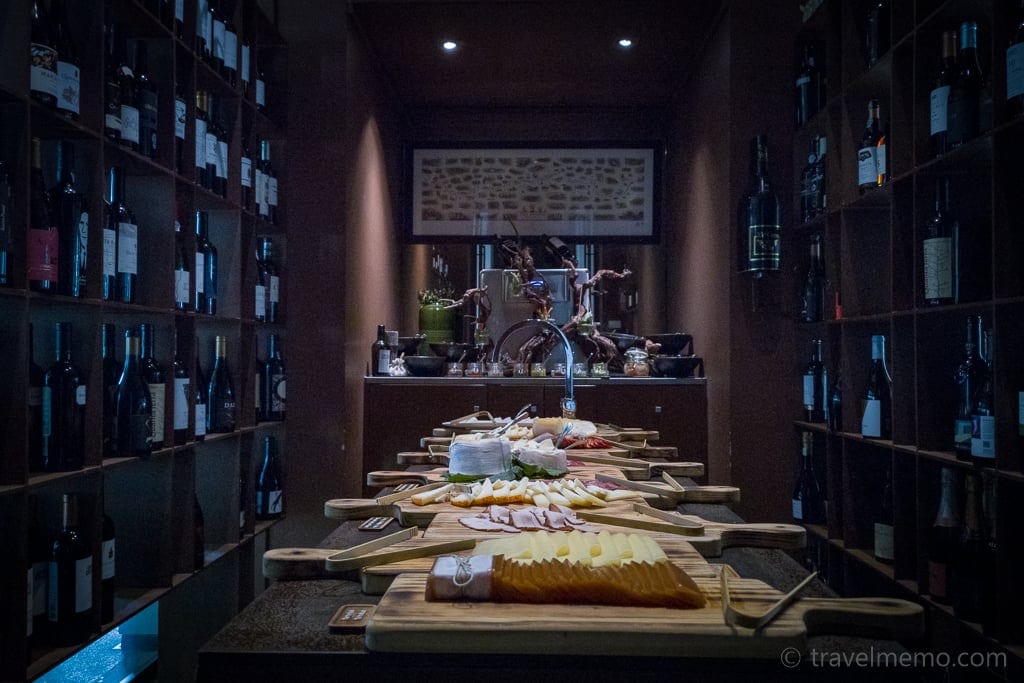 Six Senses Douro Valley cheese and cold cuts buffet