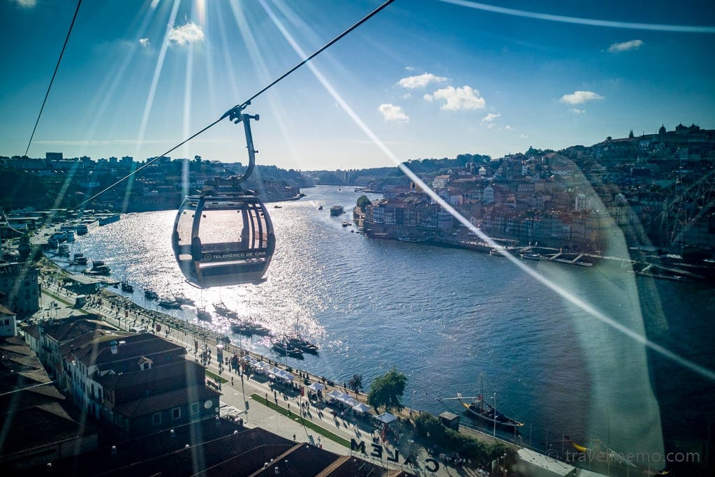 Aerial tramway to the Dom Luís I. Bridge