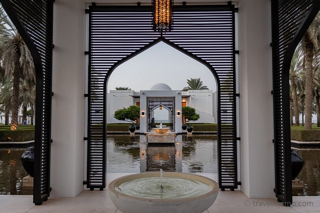 The Chedi Muscat garden