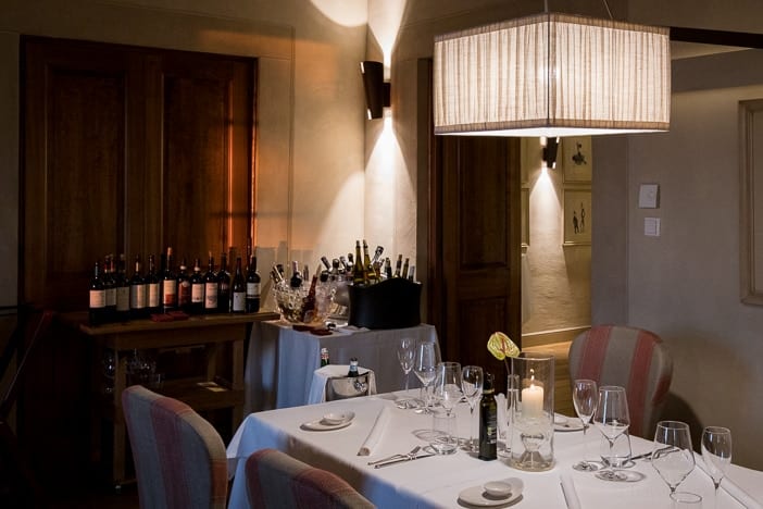 Elegant ambiance reigns in Gourmet Restaurant La Rocca
