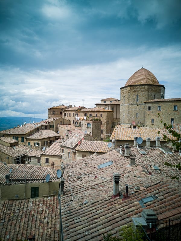 Above the roofs of Volterra