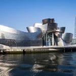 Guggenheim Museum Bilbao on the Nervión river