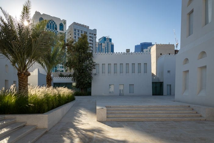 Qasr Al Hosn interior courtyard with museum