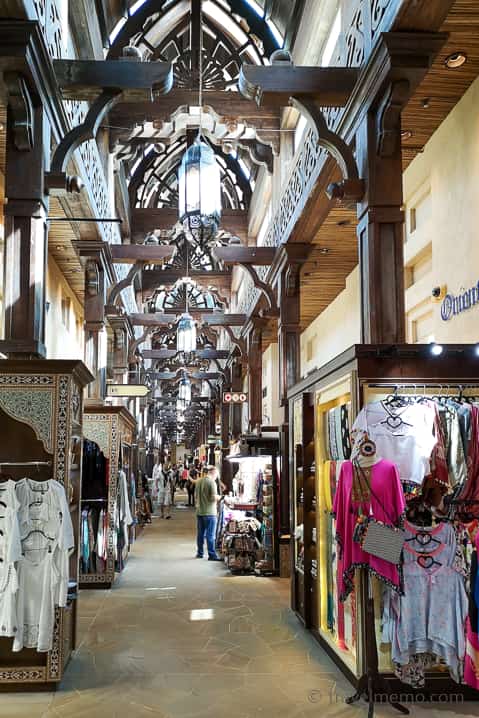 Clothing shops in the new souk