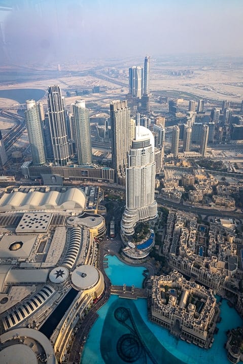 The view from Burj Khalifa