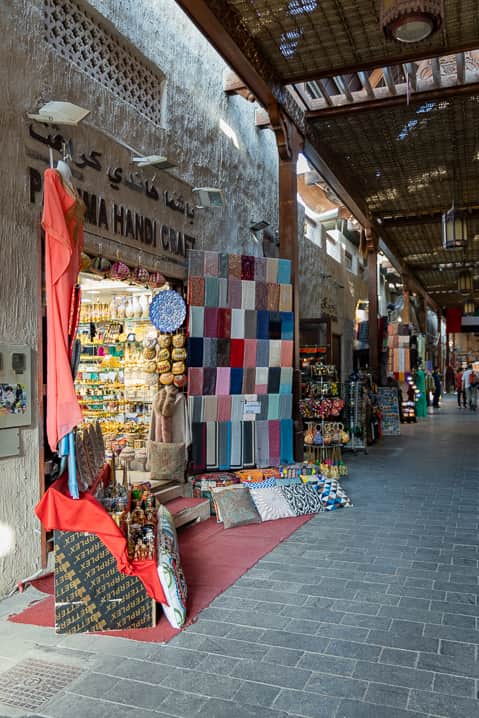 Old textile souk in Dubai
