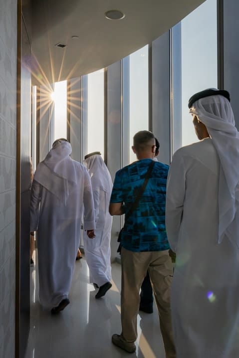 Locals also like to visit Burj Khalifa for the view