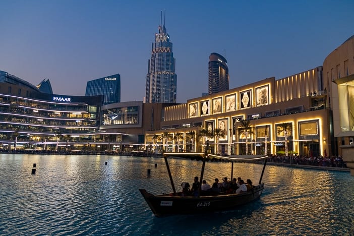 Dubai Mall on Burj Khalifa Lake