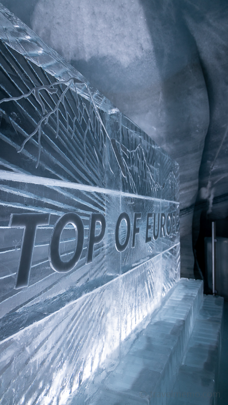 Ice sculpture «Top of Europe»