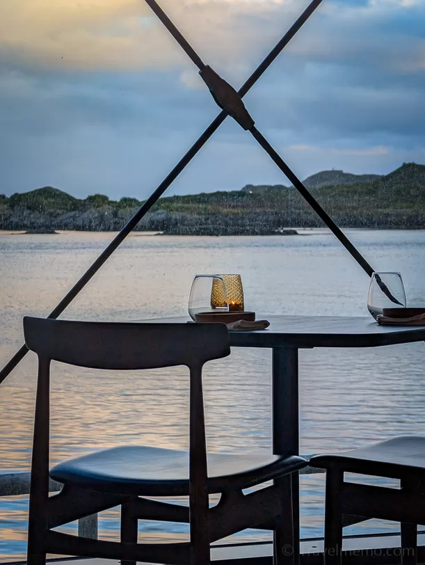 Gourmet restaurant Fangst at Hattvika Lodge
